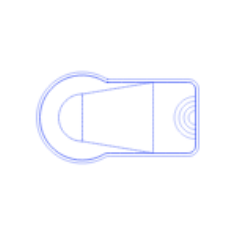 Layouts Swimming Pools Keyhole Swimming Pools Line Tracing Svg Vector, Free Vectors File